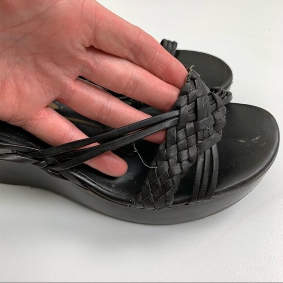 SO Wear It  Black Wedge Size 8 - Picture 5 of 7